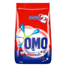 1KG Savon en Poudre OMO 1KG – (Lot de 10)