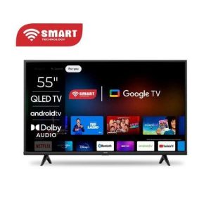 Televisions SMART 55" QLED AND GOOGLE TVSMART TV (STT-5543CS)