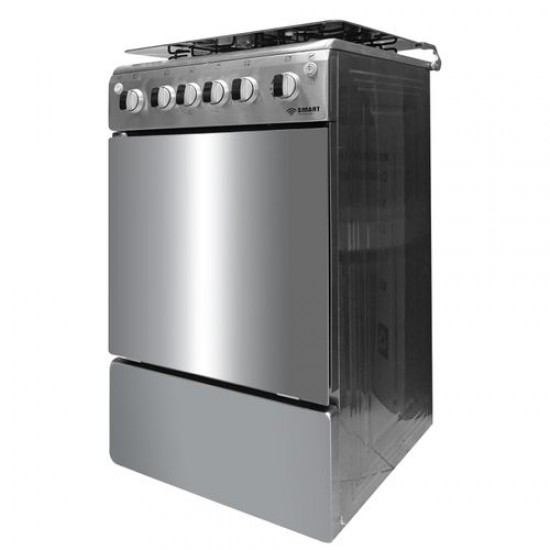 CUISINIERE SMART GAZINIERE  4 FEUX AUTOMATIQUE  INOX SMART STC-5050I