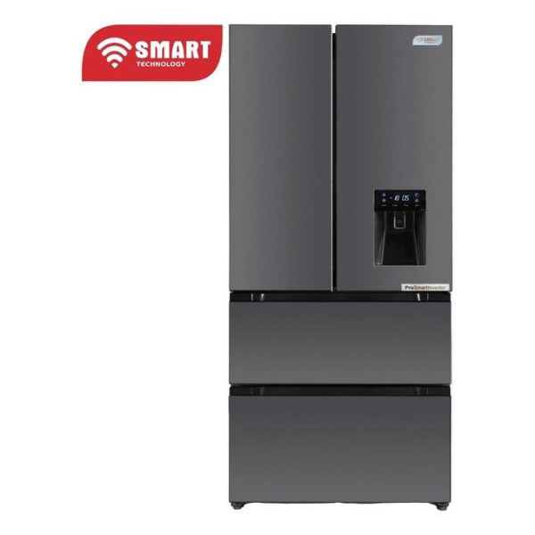 Congelateur Coucher REFREGIRATEUR COMBINE AMÉRICAIN  2 BATTANTS NOFRST INVT SMART 506L (STCB-709WS)